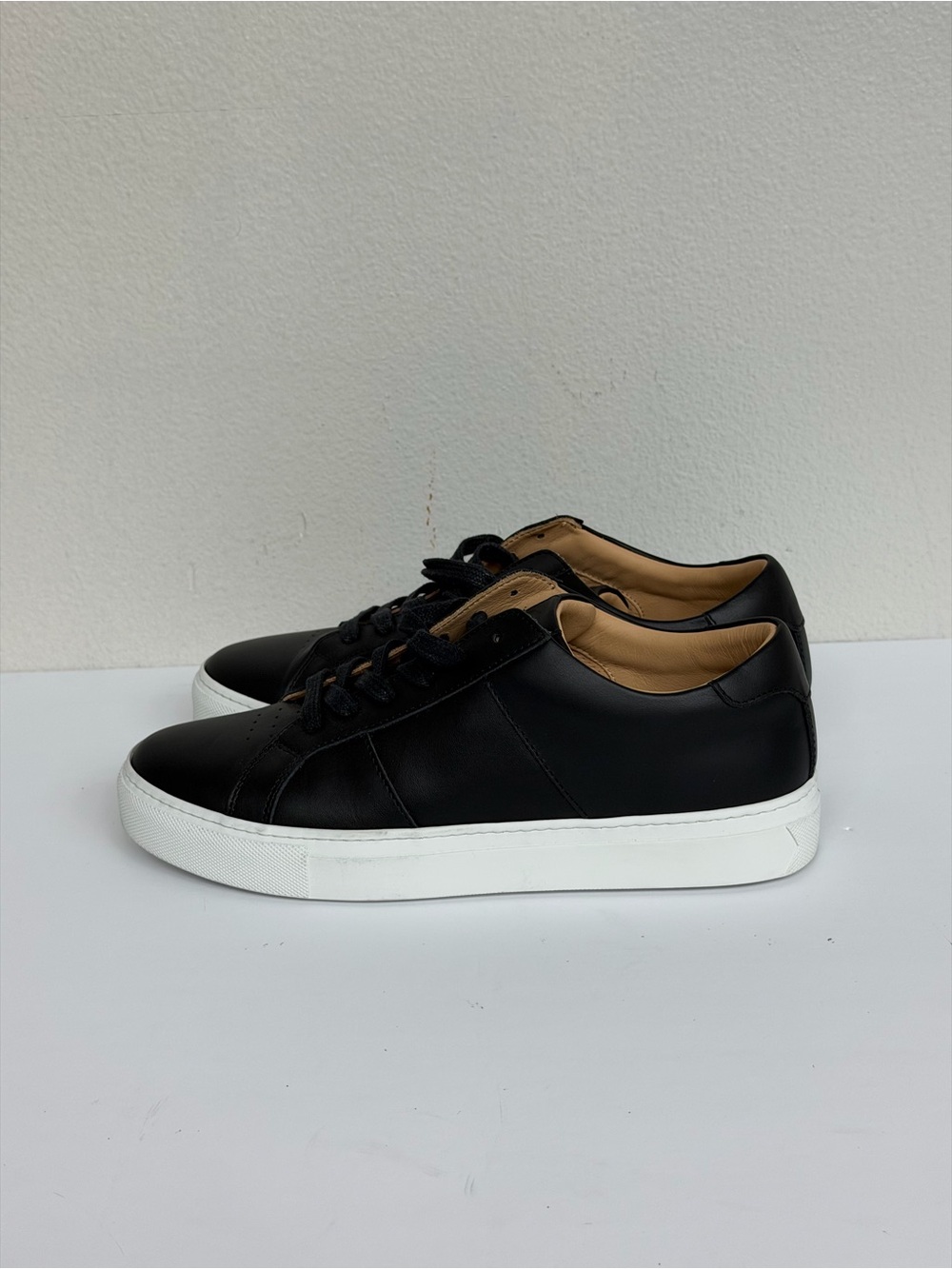 Greats Brooklyn Royale 2.0 Women Size 10 US Black Leather Casual Sneakers EU 40